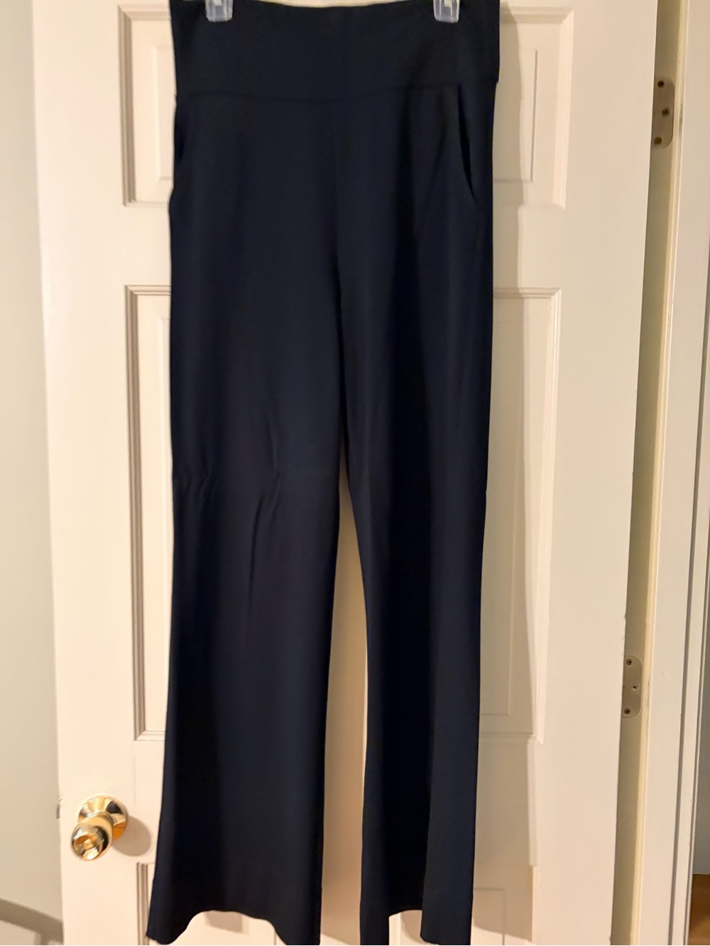 CAbi black Wide-Leg Pull-On Pants